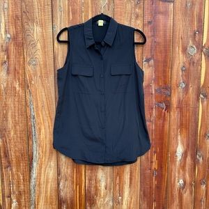 Express Black Sleeveless Blouse